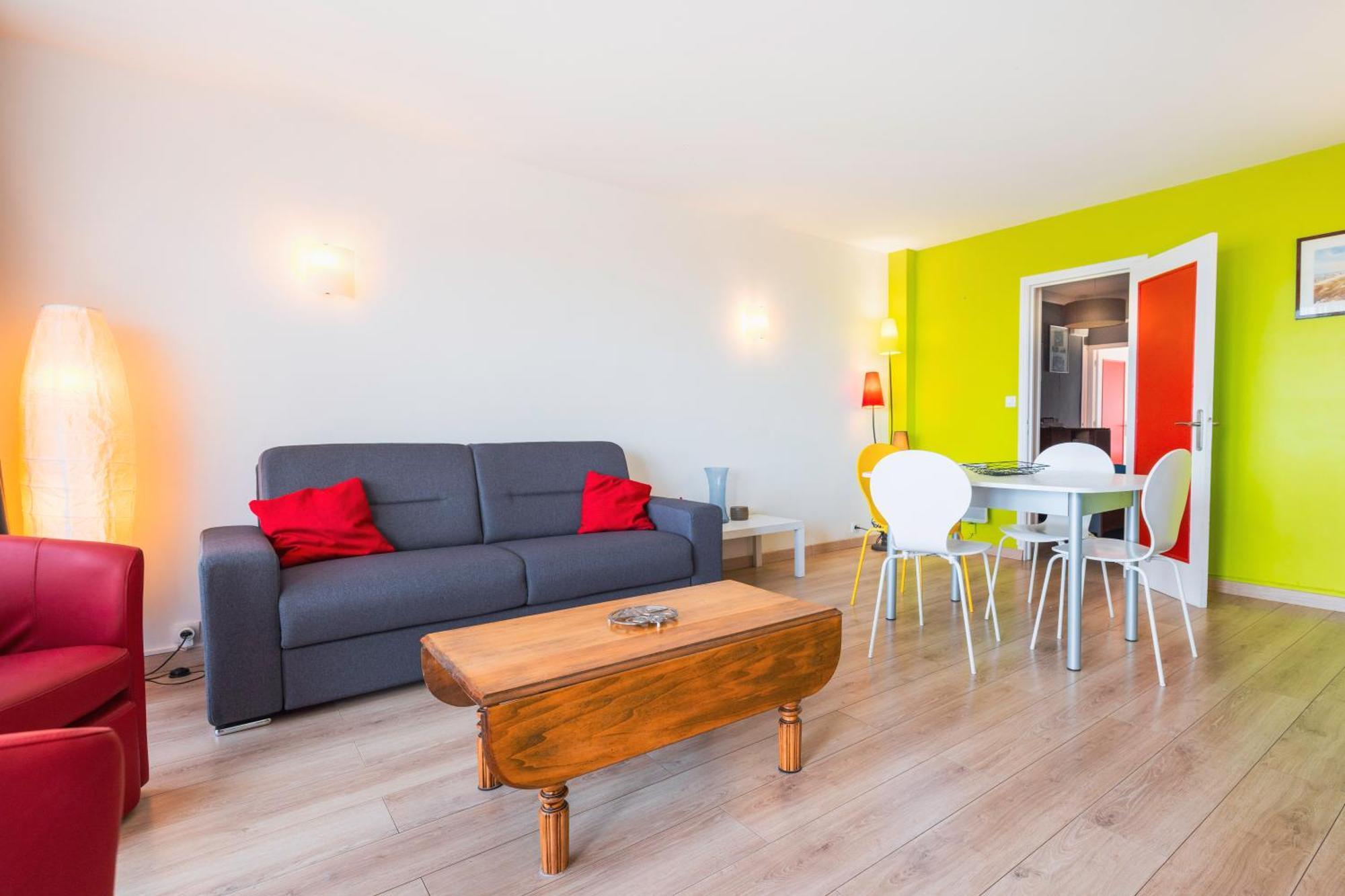 Spacieux Appart Pour 6, Front De Mer, Centre Le Touquet Экстерьер фото